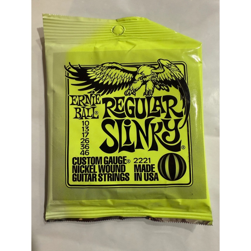 Ernie Ball Regular Slinky 2221 Nickel Wound Electric Guitar Strings Custom Gauge